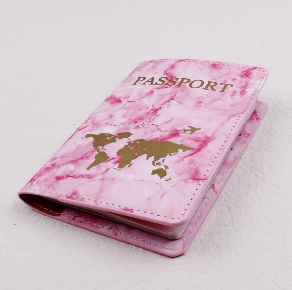 Trendy Pink Vibez Passport Holder