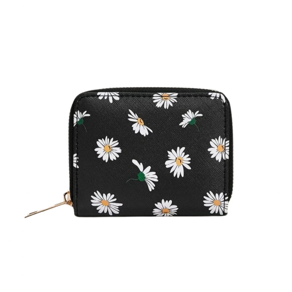 “Daisy” Zippered Mini Wallet